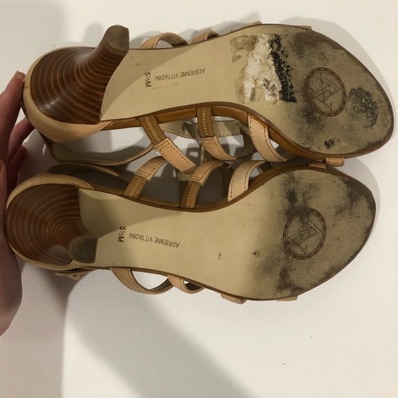 Adrienne Vittadini 5 1/2 M Strappy Heeled Sandal - Picture 4 of 4